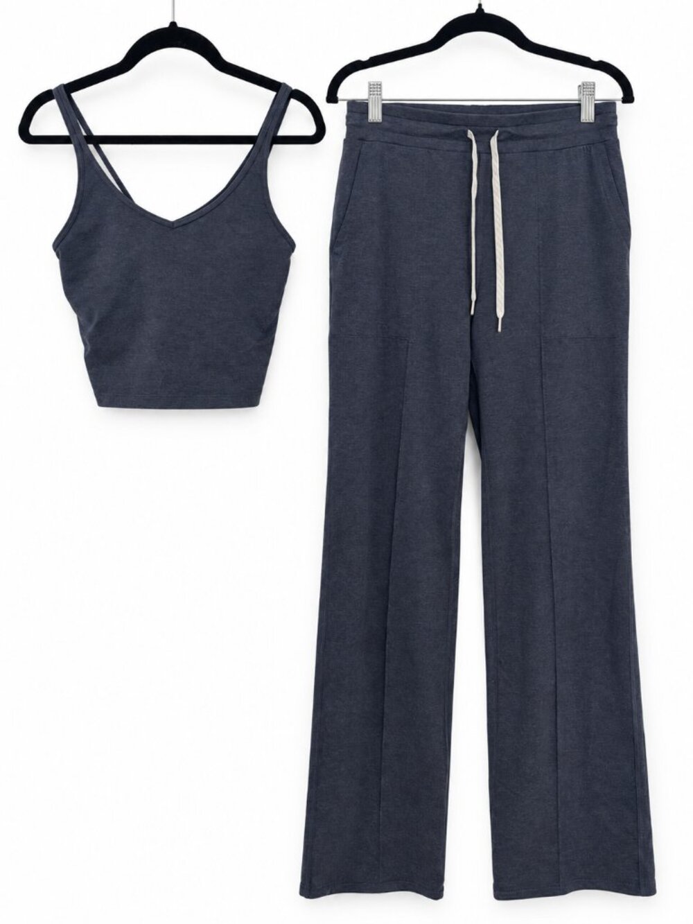 Vuori Halo DreamKnit Crop Tank & Wide Leg Pant Set Size S